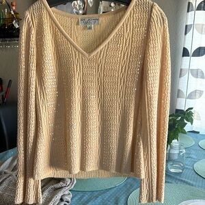 Sweater blouse with glitter! Like new